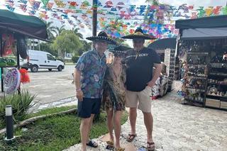 Danuta Martyniuk kusi nóżką w Meksyku