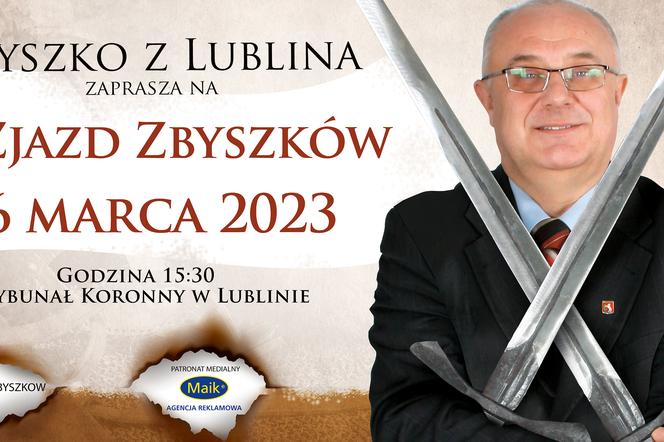 Zjazd Zbyszków w Lublinie - plakat wydarzenia 
