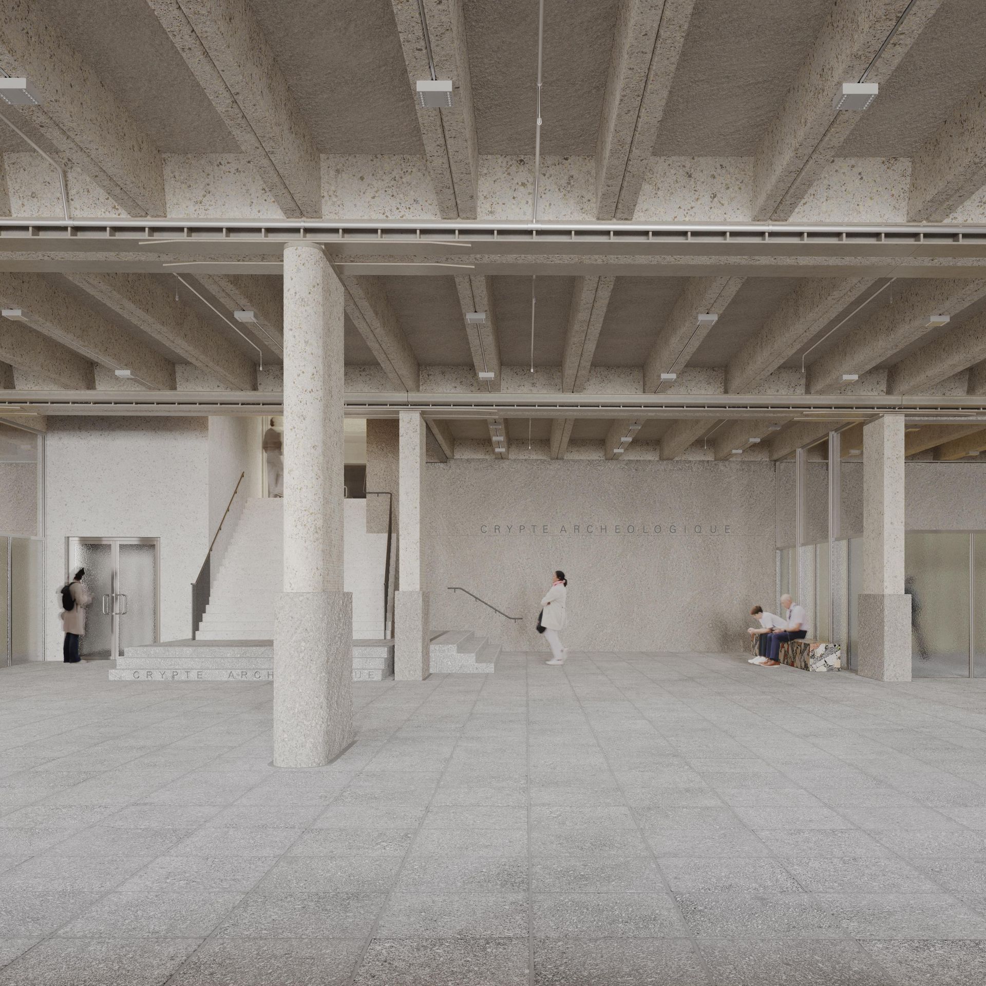 Projekt zagospodarowania przestrzeni Notre Dame po odbudowie