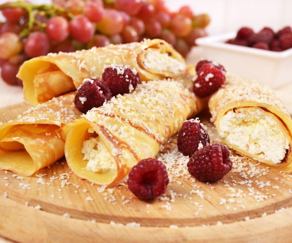 naleśniki z serkiem cytrynowym