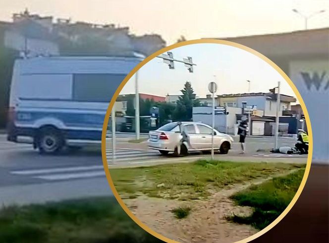 Policyjna obława w Bydgoszczy. Świadek wypadku, zamiast pomóc, popędził do lasu. "Miał manię w oczach!"