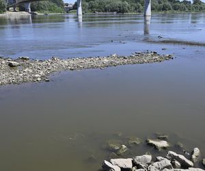 Niski stan wody w Wiśle