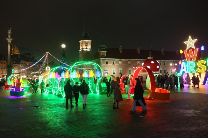 Świąteczna iluminacja w Warszawie 2024