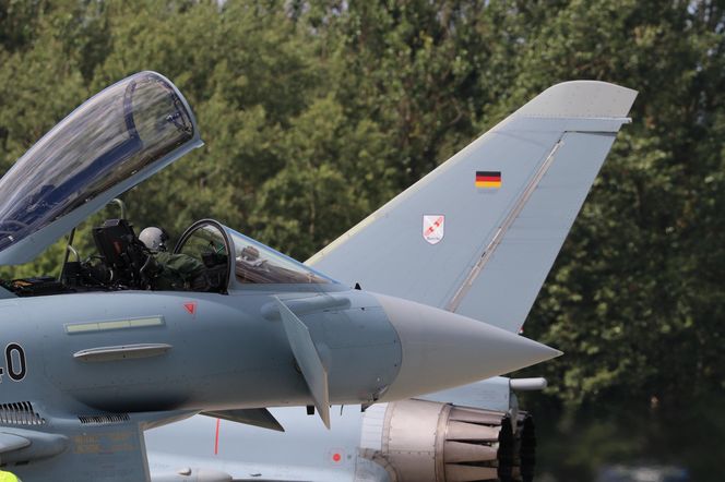 Niemieckie Eurofighter Typhoon w Polsce