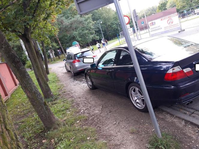 Mistrzowie parkowania w Katowicach zatrzymują się wszędzie