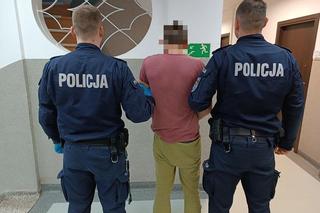 Z nożem napadł na stację Orlen w Miliczu. Pijany klient groził sprzedawcy [FILM]