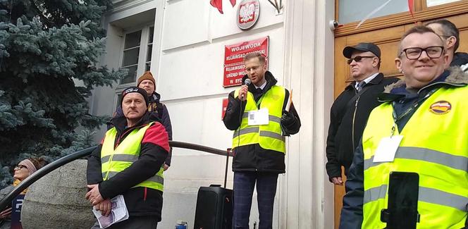 Protest rolników w Bydgoszczy