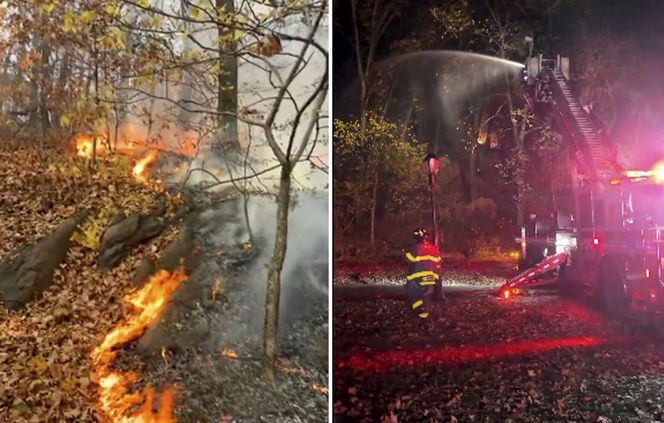 USA: Pożar trawi park na Manhattanie!