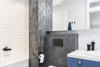 Imitacja betonu w aranżacji łazienki
