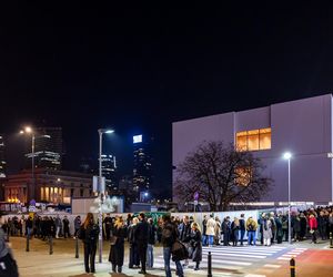 Premierowy wieczór w nowym muzeum w Warszawie