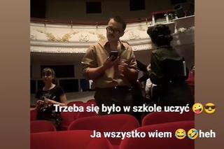 Adriana Kalska (Iza w M jak miłość) na planie filmu Falochron