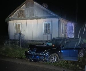 Pijany kierowca bez uprawnień doprowadził do czołowego zderzenia