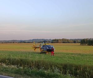 Wypadek Busa z Dziećmi w Miejscowości Lechów