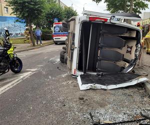 Wypadek w Lubrańcu. Wiele osób rannych po zderzeniu busa i osobówki [ZDJĘCIA]