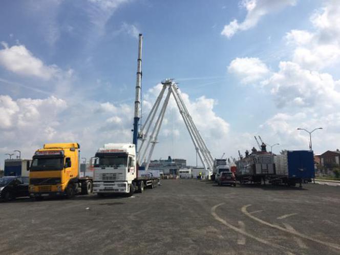 Trwa budowa Wheel of Szczecin