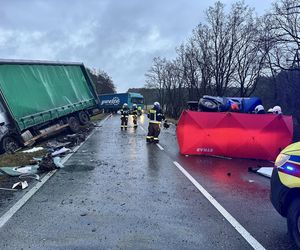 Tragiczny wypadek na DK 10 w Przyłubiu! Zginęła jedna osoba