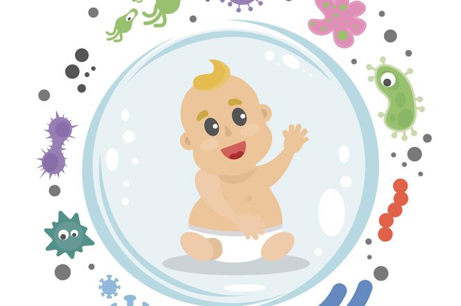niemowlak i bakterie