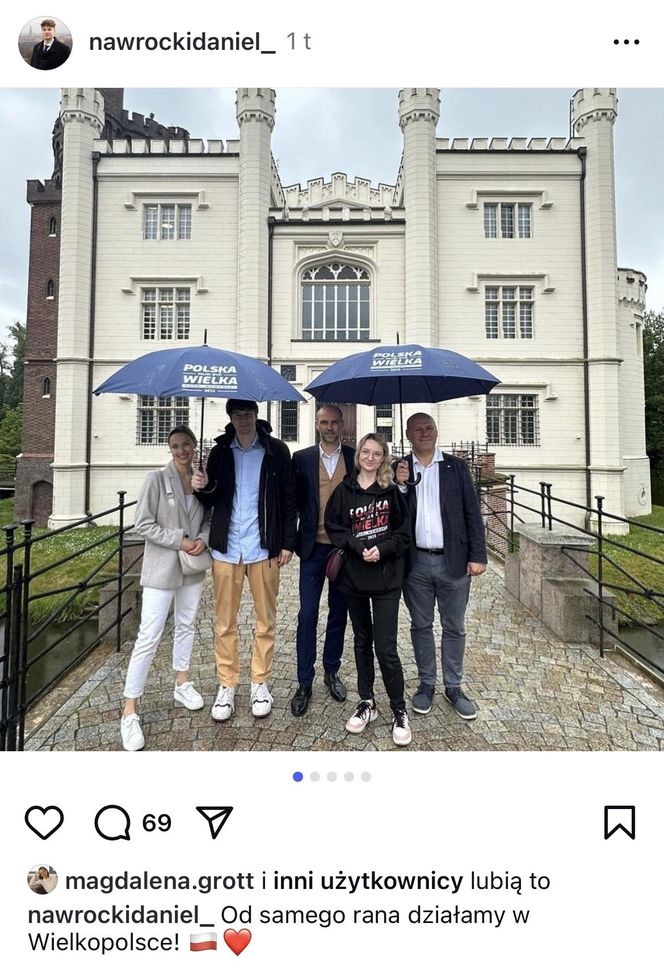 Daniel Nawrocki i jego dziewczyna, Magdalena Grott 