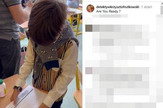 Pancerny gigant odstawił syna Rutkowskiego do szkoły!