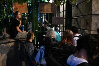 Protest studentów UW