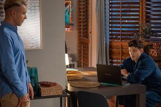 Barwy szczęścia odc. 2859: Justin (Jasper Sołtysiewicz), Patryk (Konrad Skolimowski)