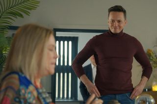 Barwy szczęścia, odcinek 3187. Jolą (Małgorzata Potocka), Błażej (Piotr Ligienza)