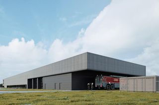 Projekt strażnic na terenie CPK (2025)