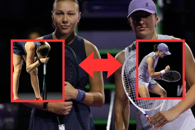 Króciutkie spódniczki płatały figle podczas meczu Iga Świątek - Amanda Anisimova. Wiatr odsłaniał zdecydowanie zbyt dużo!