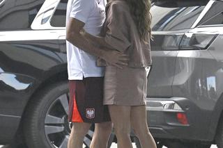 Czułe spotkanie Roberta Lewandowskiego z żoną Anną