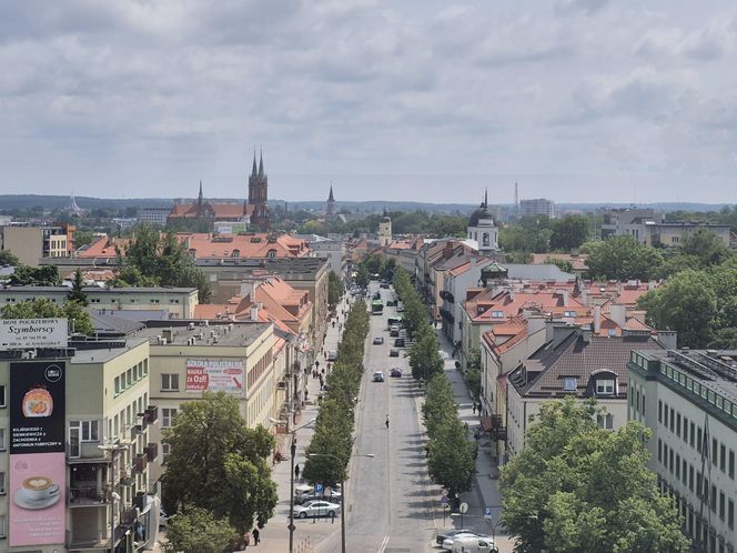 Punkt widokowy na wieży Kościoła św. Rocha w Białymstoku