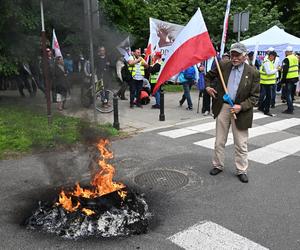 Protest w Warszawie 