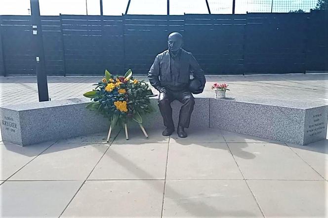 Tak wygląda pomnik Floriana Krygiera, legendarnego trenera szczecińskiej Pogoni