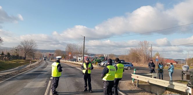 Protesty rolników w woj. lubelskim 13.12.2024