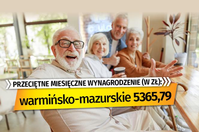 Przeciętne miesięczne wynagrodzenie (w zł)