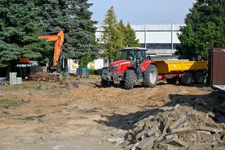 Targowisko miejskie przy ul. Kawaleryjskiej w Białymstoku w przebudowie [ZDJĘCIA]
