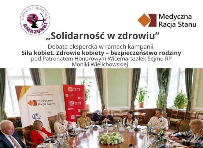 „Solidarność w zdrowiu”. Debata Medycznej Racji Stanu