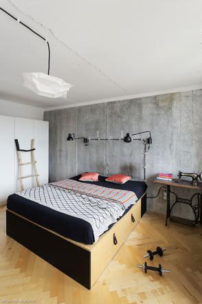 Mieszkanie z betonem