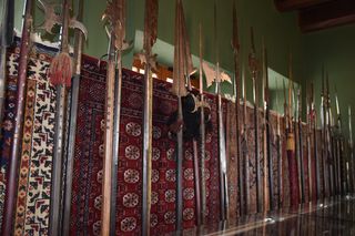 Wystawa broni husarskiej w Podzamczu Chęcińskim