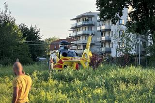 Obywatel Ukrainy potrącił 10-letniego chłopca na rowerze. Lądował śmigłowiec LPR