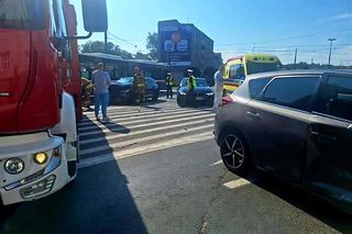 Karambol w centrum Bydgoszczy. Ruch w stronę centrum był zablokowany
