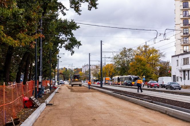 Budowa tramwaju do Wilanowa na kilka tygodni przed otwarciem