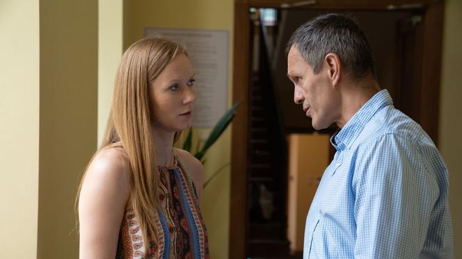 Na dobre i na złe odcinek 719,  Wiktoria (Katarzyna Dąbrowska), Domański (Przemysław Kozłowski)