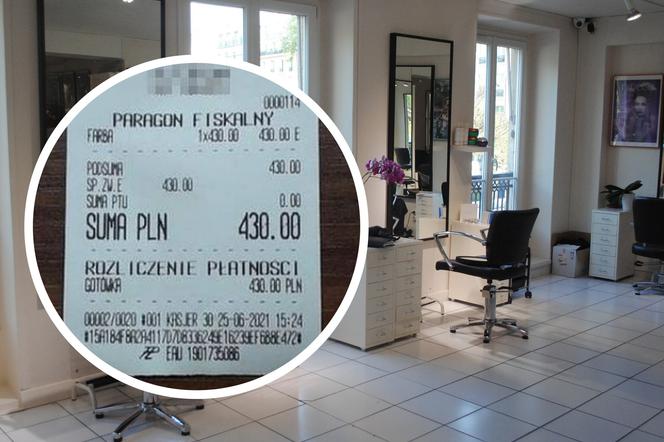 Szok po wizycie w warszawskim salonie fryzjerskim! Mama 14-latki opublikowała rachunek