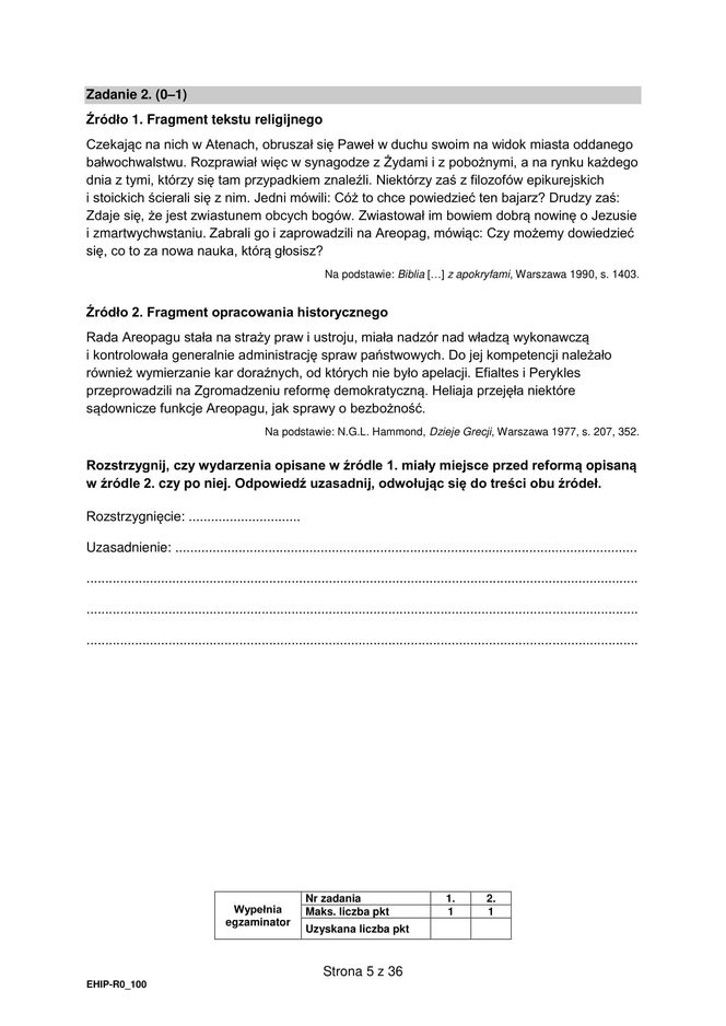 Matura 2025 historia rozszerzona - arkusz CKE 19.05.2025 - Formuła 2015