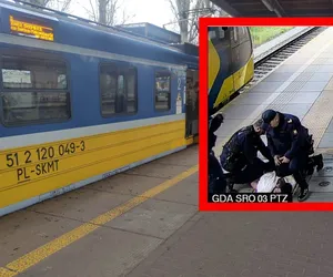 Nożownik zatrzymany w pociągu przez służby SKM. Usłyszał zarzuty