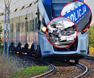 Pociąg zderzył się z osobówką! Korki na zakopiance