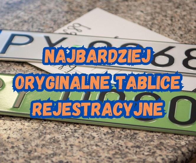 Najbardziej oryginalne tablice rejestracyjne w Poznaniu