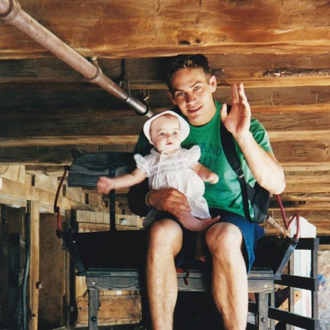 Paul Walker z córką Meadow Walker - stare zdjęcie