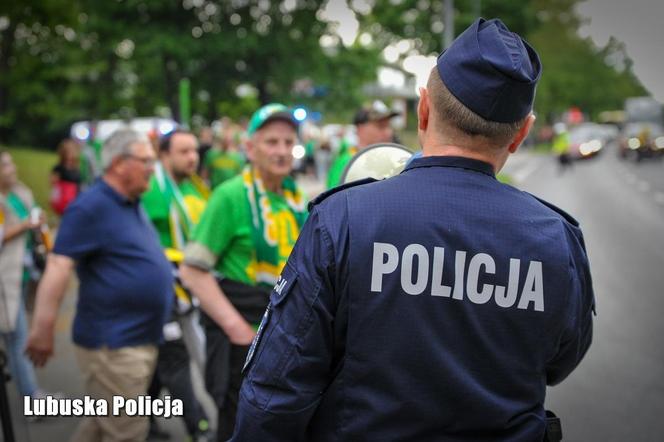 Lubuska policja zabezpieczała derby w Zielonej Górze