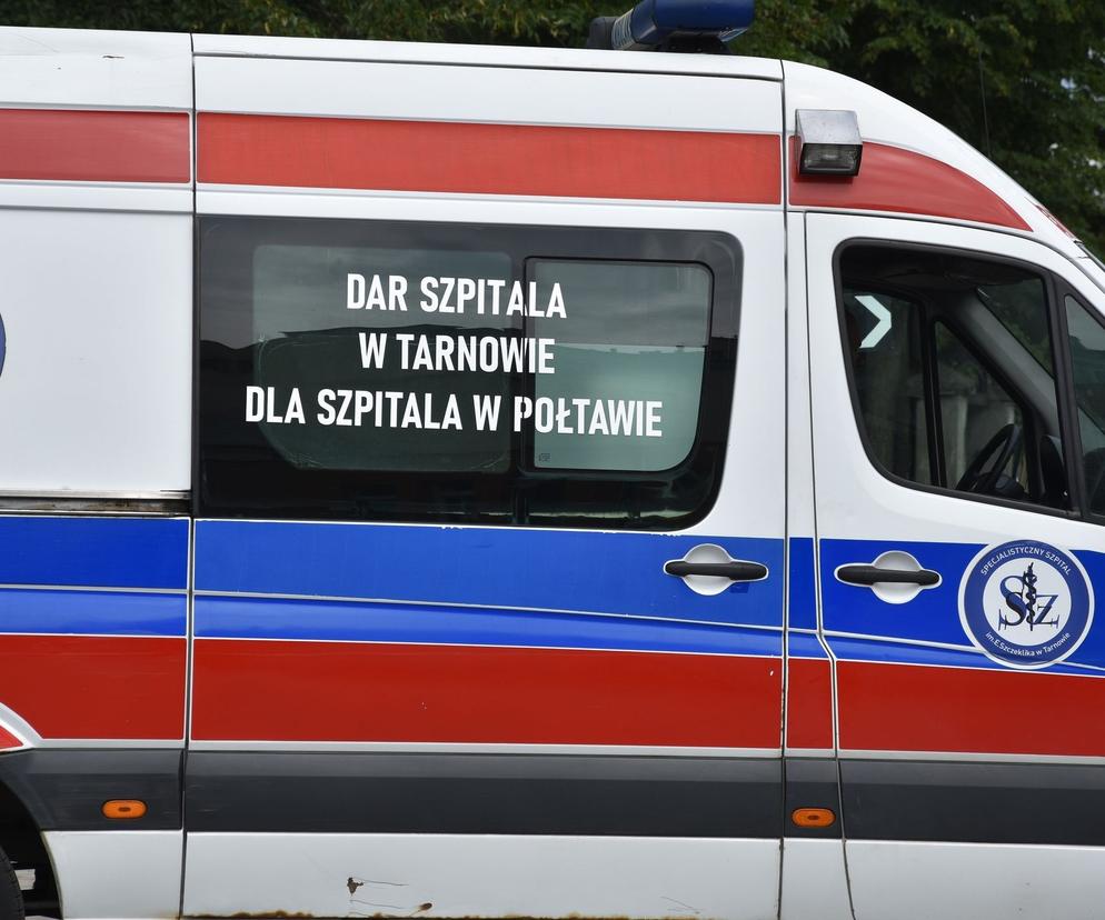 Karetka z Tarnowa dla Połtawy na Ukrainie